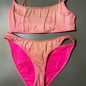 Triangl Swimwear Vibrant Pink Bikini Sz S